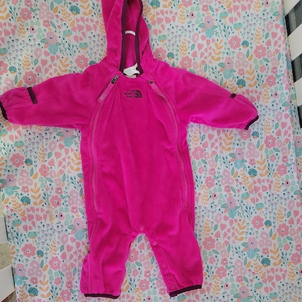 The North Face Fuchsia Infant Snowsuit